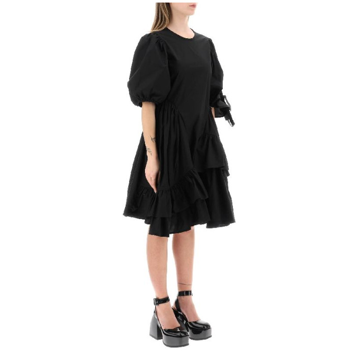 DANITA puff sleeve cotton dress