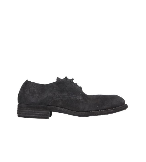 Leather lace-up derby shoes