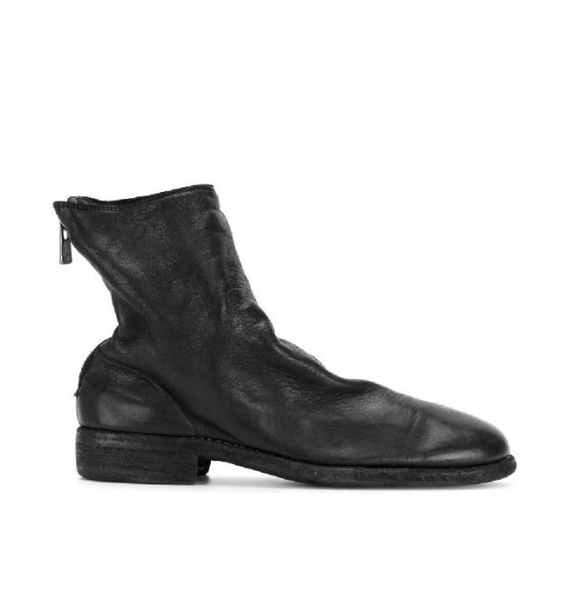 986 leather zip-up ankle boots