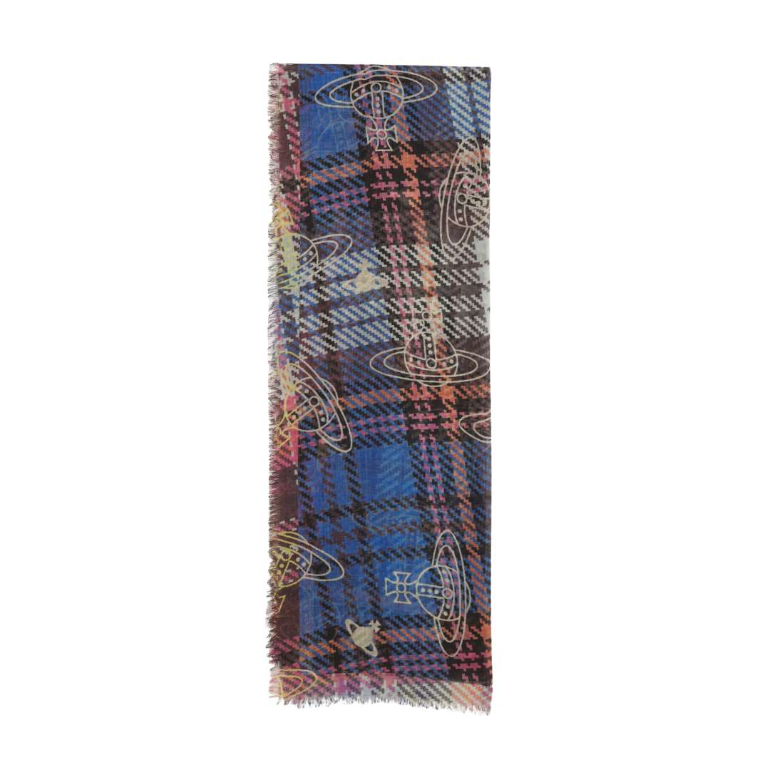 Mac Andy Tartan Wool And Silk Scarf