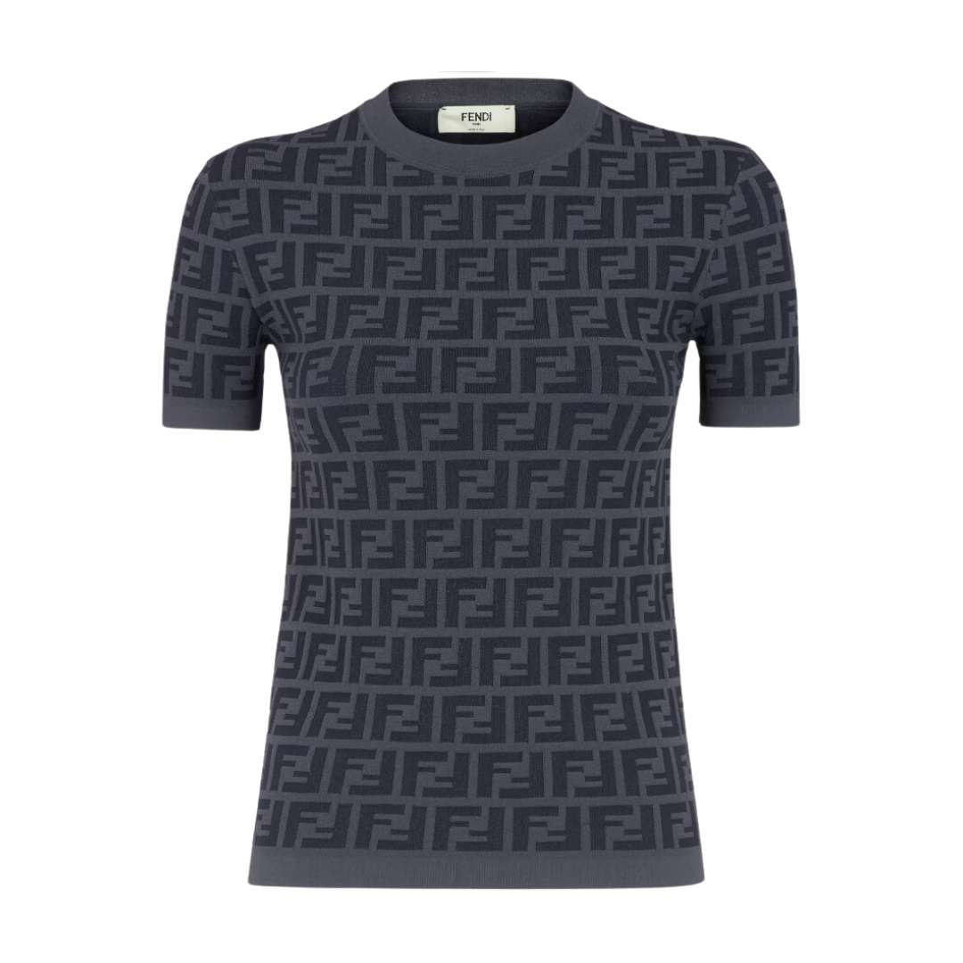 Gray FF viscose jumper