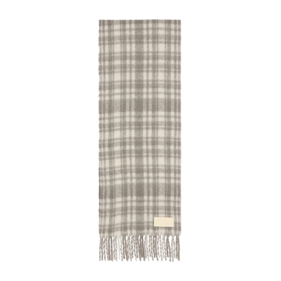 Neutrals Oversize Checkered Scarf