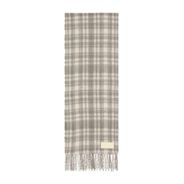 Neutrals Oversize Checkered Scarf