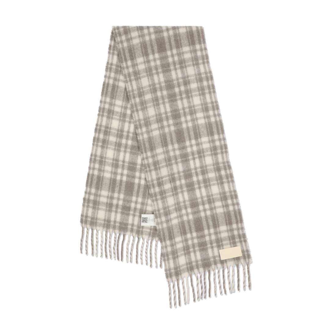 Neutrals Oversize Checkered Scarf