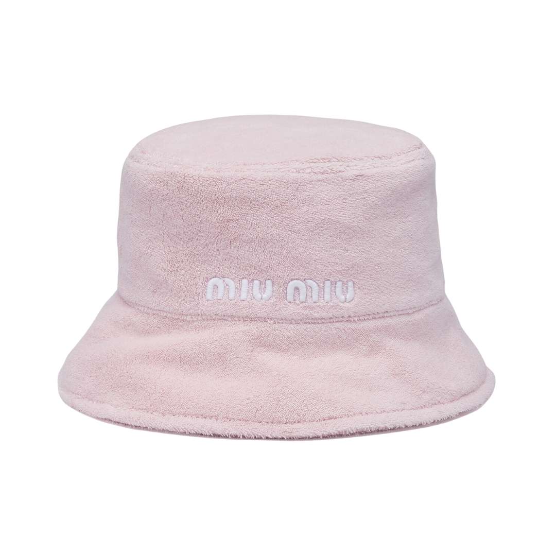 Terry cloth bucket hat