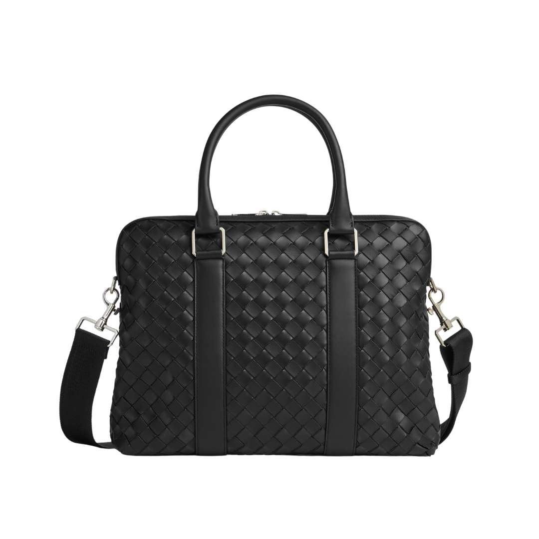 Slim Intrecciato Briefcase