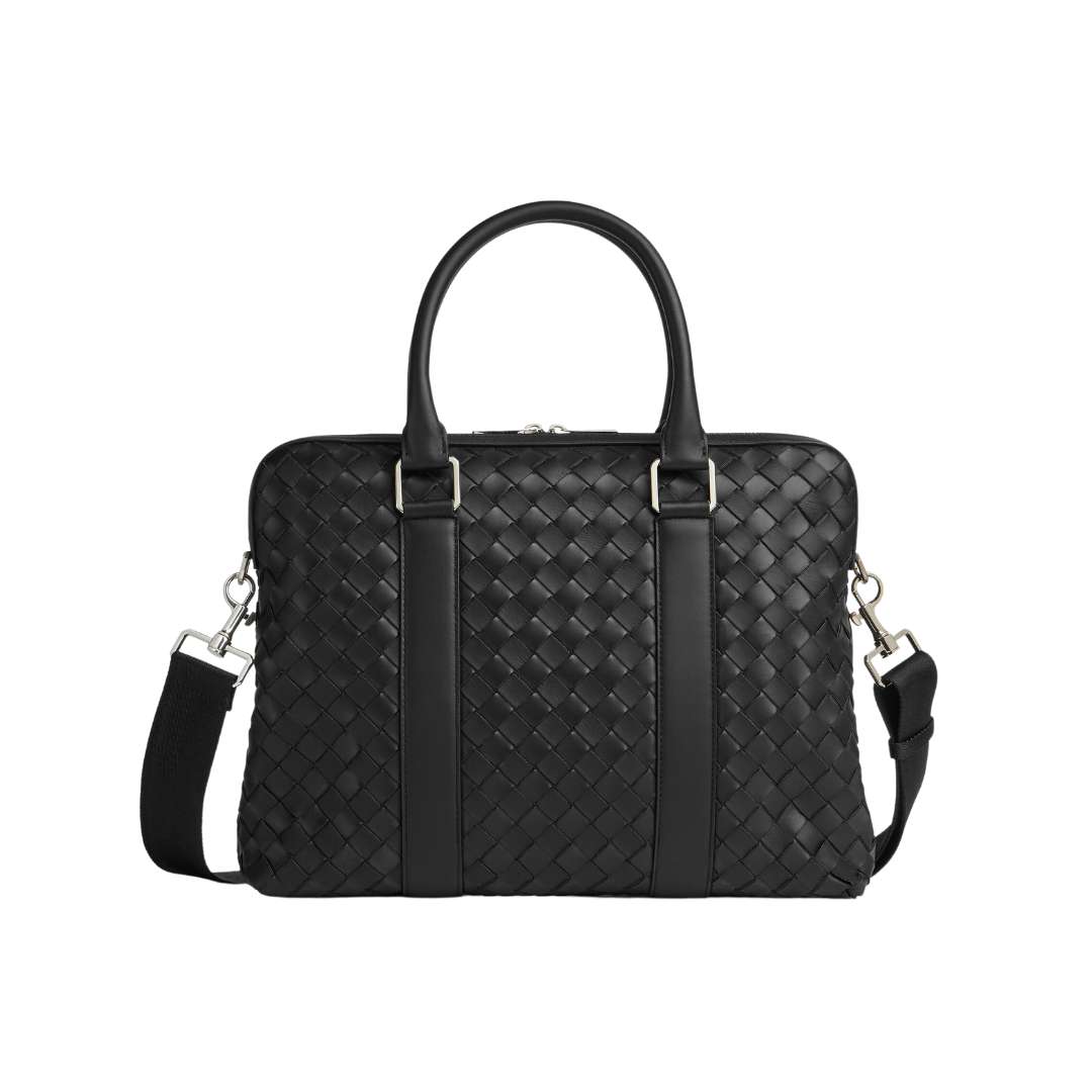 Slim Intrecciato Briefcase