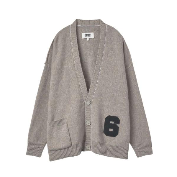 6 Logo Elbow Cut Out Cardigan