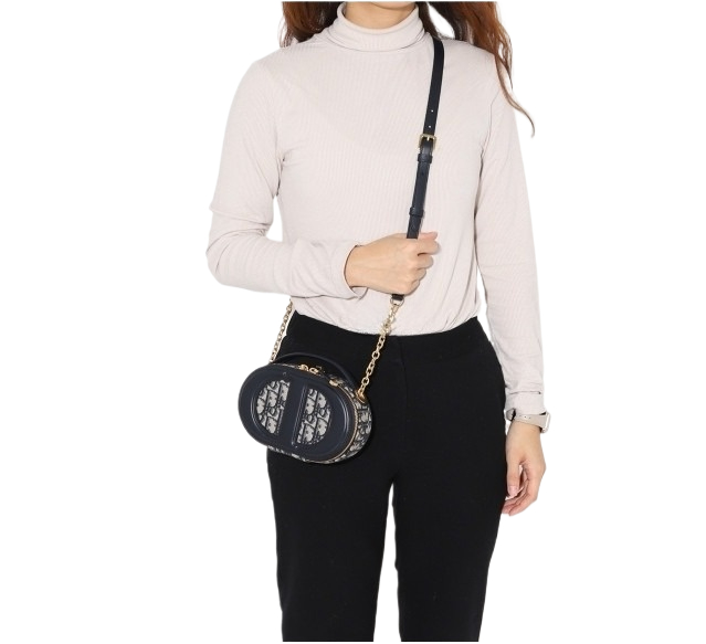 CD SIGNATURE oval camera bag