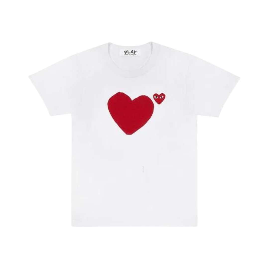 Double heart short sleeve t-shirt