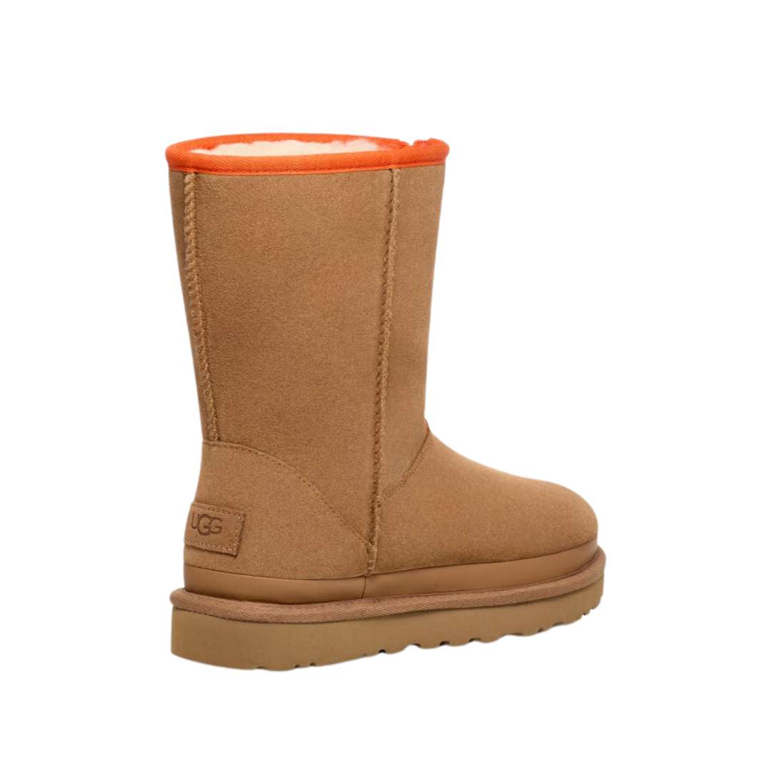 Classic Short Zipper Tape Logo Boot