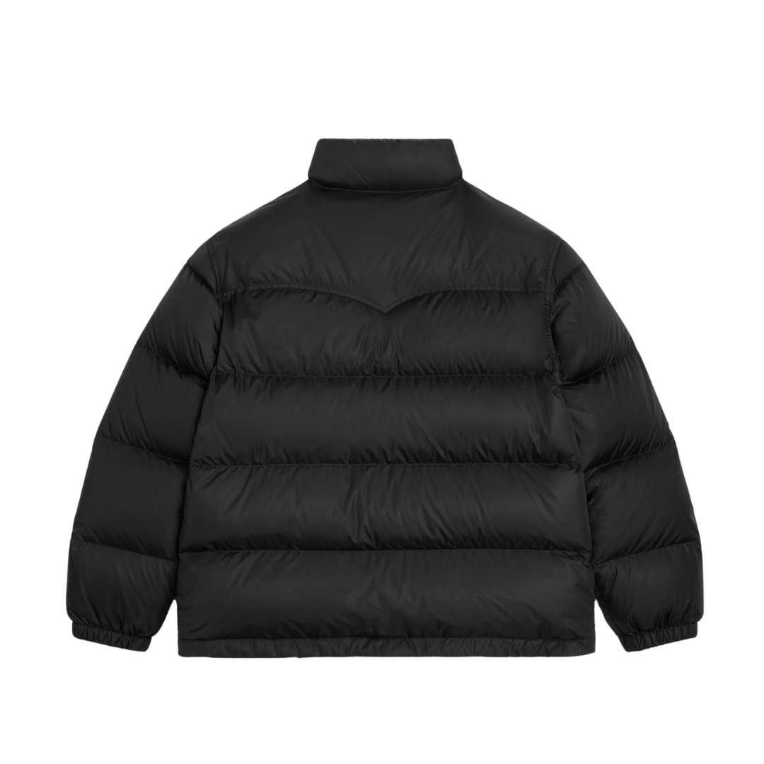 Western puffer jacket in lightweight nylon