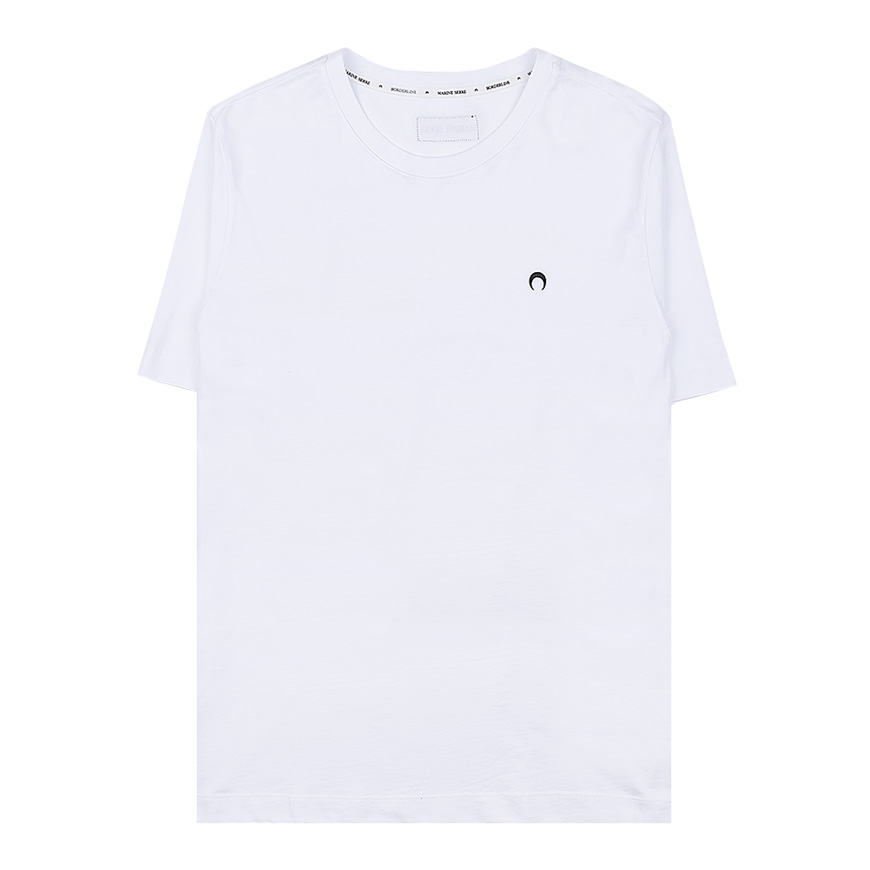 Moon Logo Embroidered Short Sleeve T-Shirt