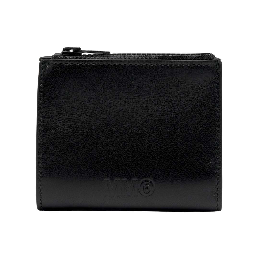 Zip Detail Flap Wallet 