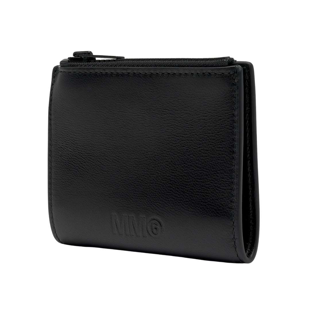 Zip Detail Flap Wallet 