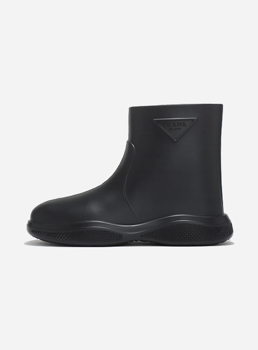 Prada Mellow Rubber Boots Black