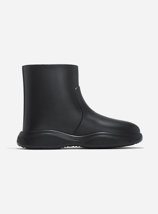 Prada Mellow Rubber Boots Black