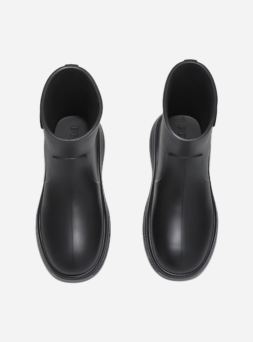 Prada Mellow Rubber Boots Black