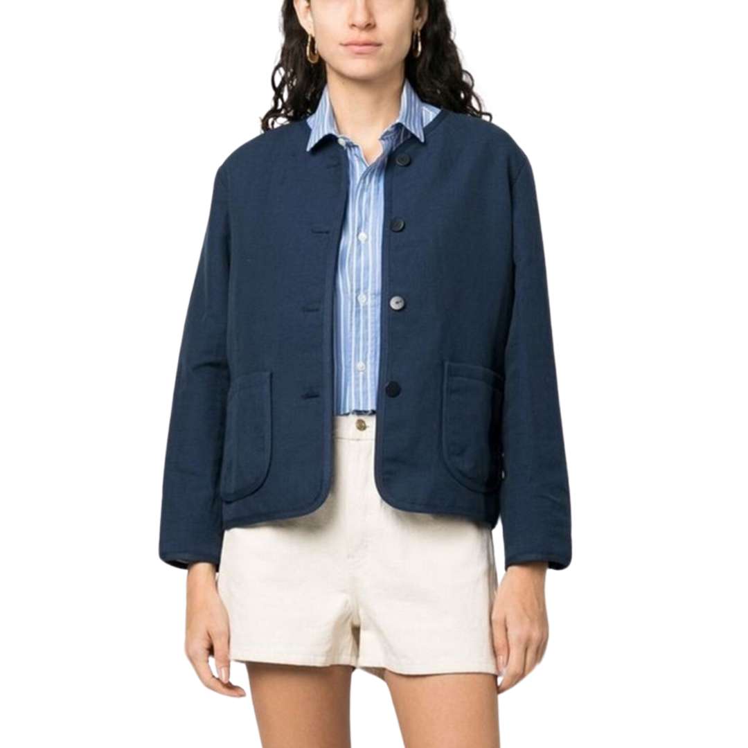 Katia scoop-neck jacket