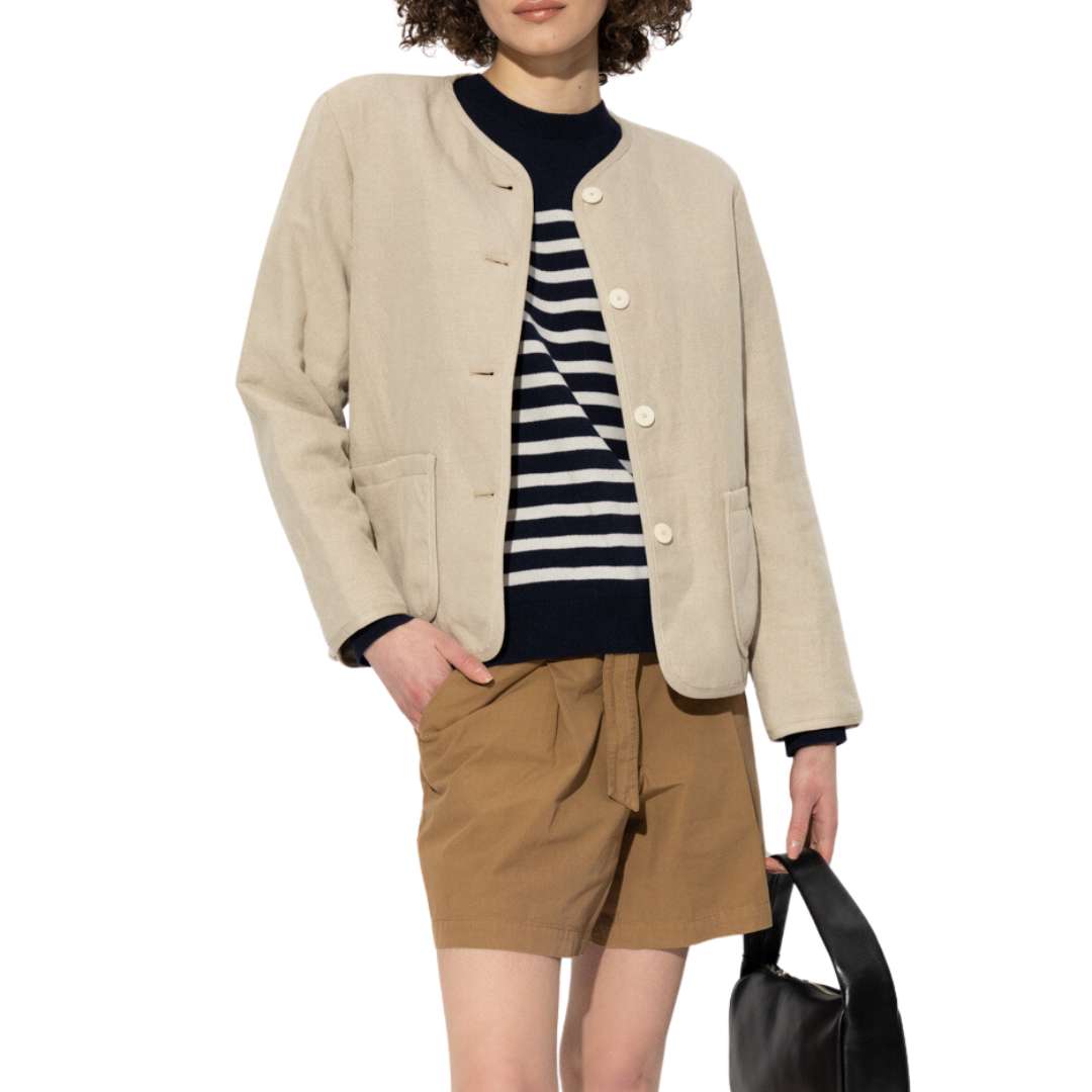 Katia scoop-neck jacket