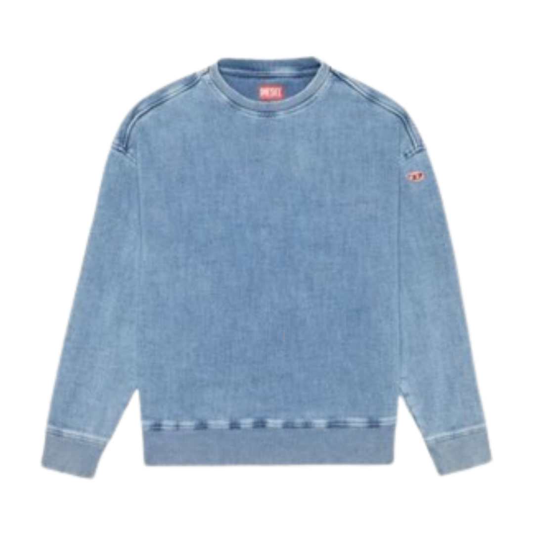 D-KRIB Track Denim Sweatshirt