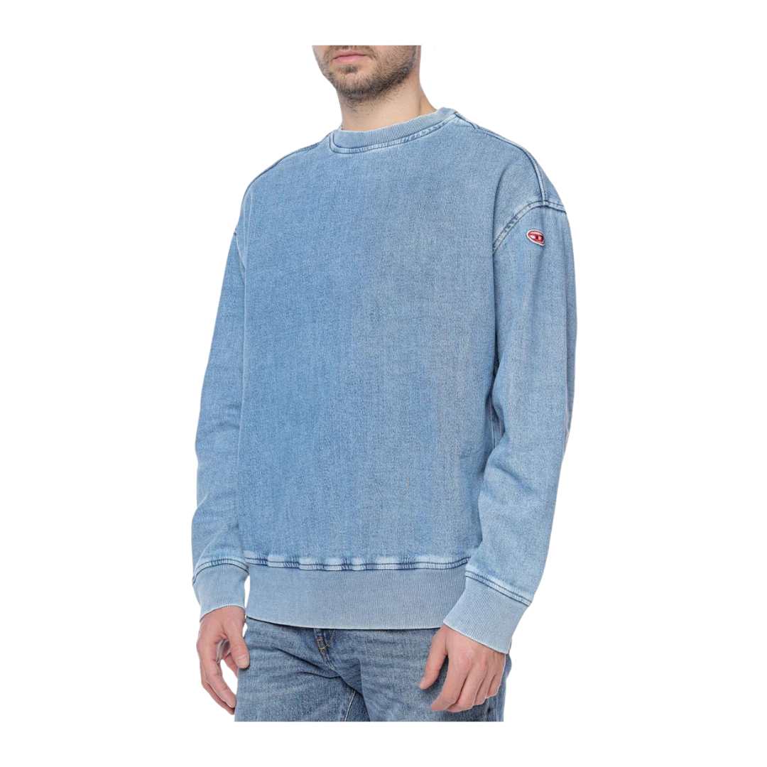 D-KRIB Track Denim Sweatshirt