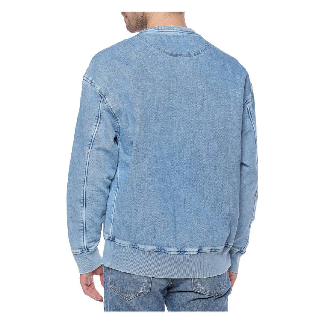 D-KRIB Track Denim Sweatshirt