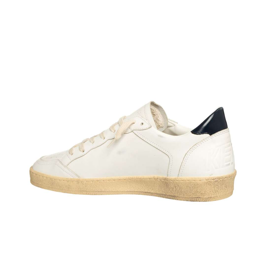 Ball Star with ice-gray suede star and blue leather heel tab