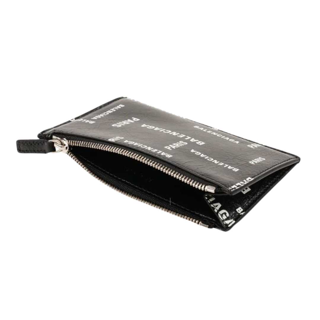 BAL PARIS ALLOVER CASH Large Long Coin & Card Holder