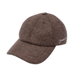 Jacquemus La Casquette Jacquemus Signature Baseball Cap Dark Brown