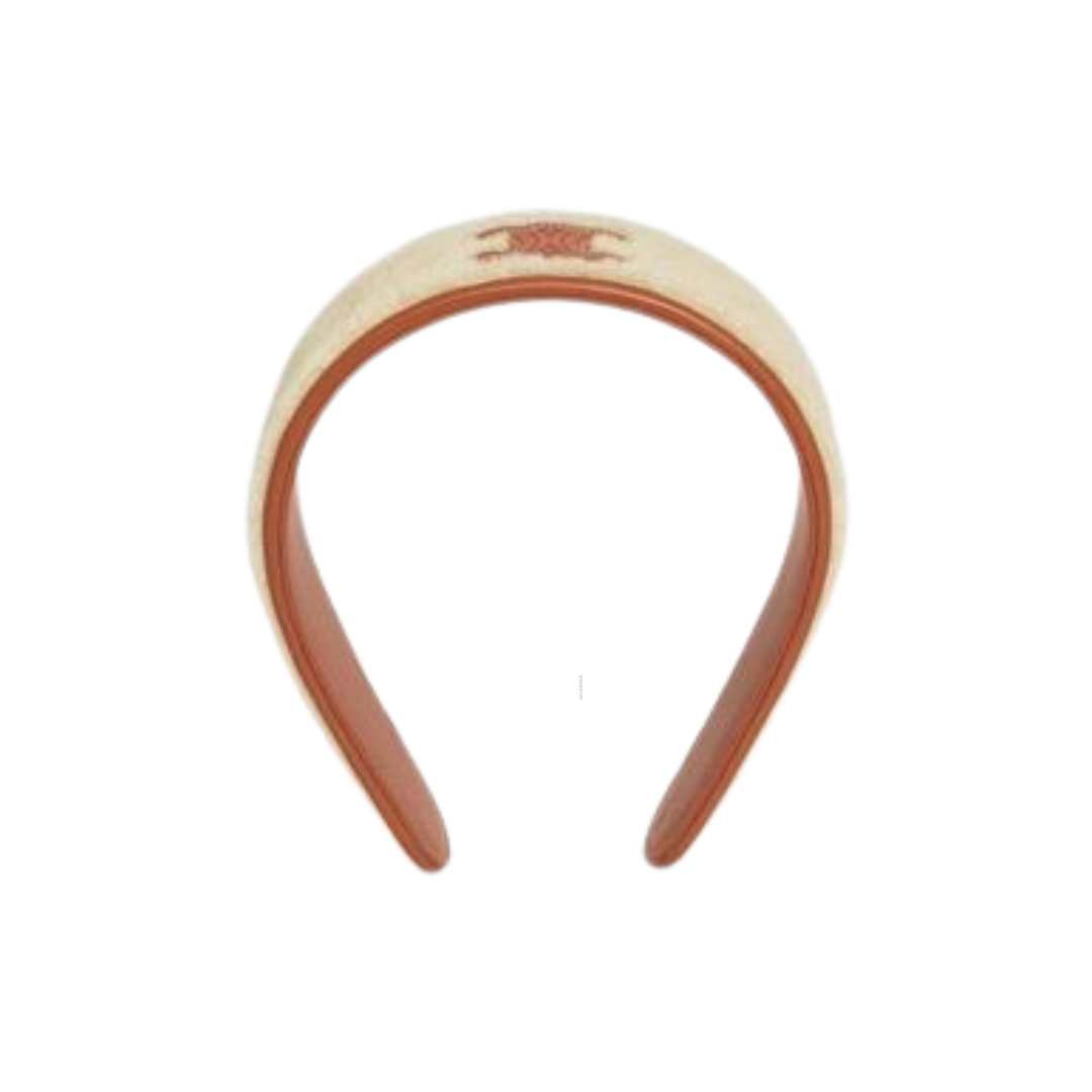 Triomphe leather headband