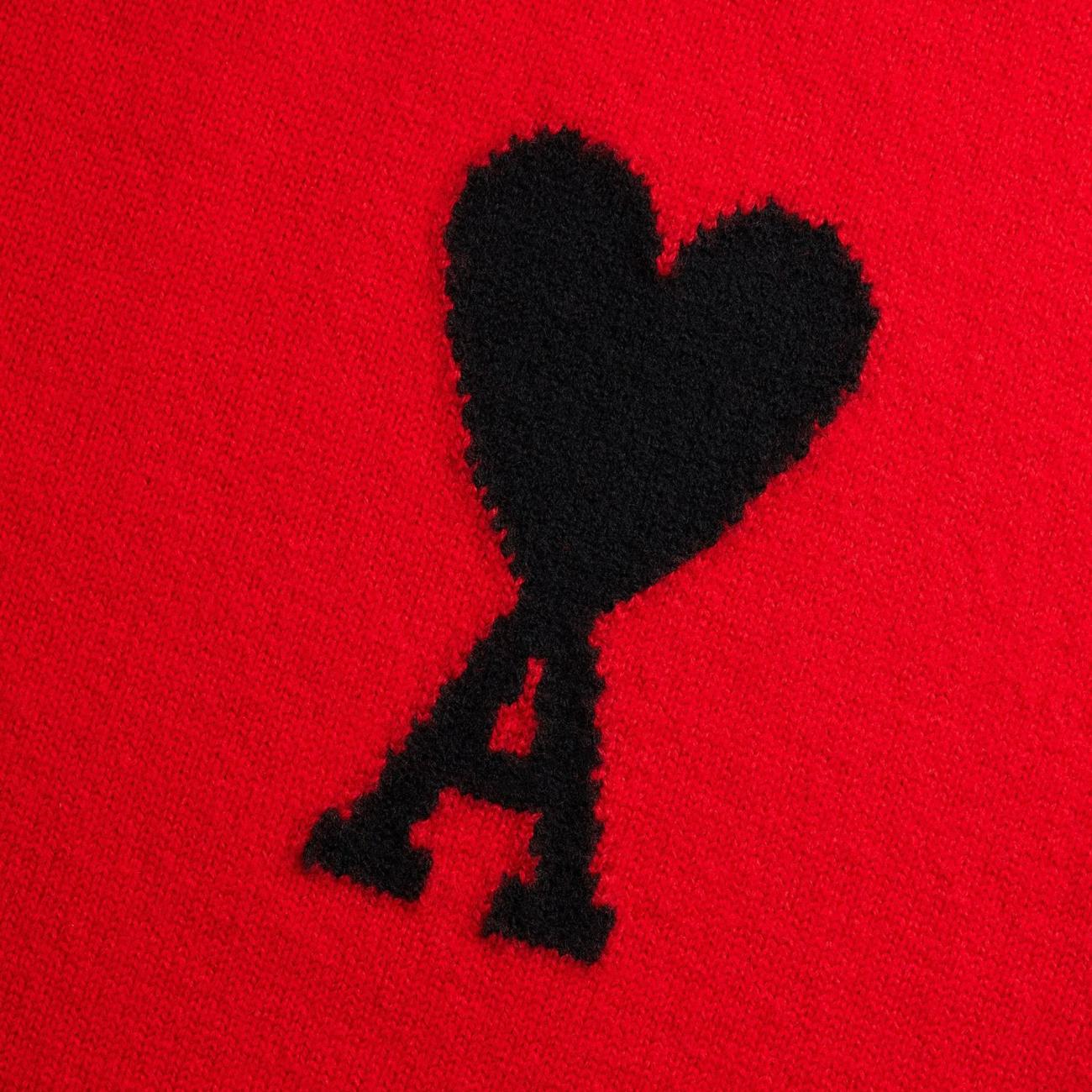 Ami De Coeur Crewneck Sweater (Red)