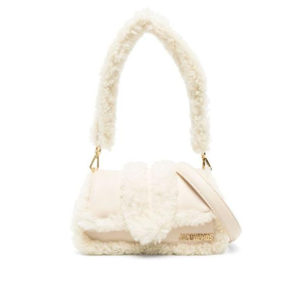 Le Petit Bambimu DOUX shearling shoulder bag