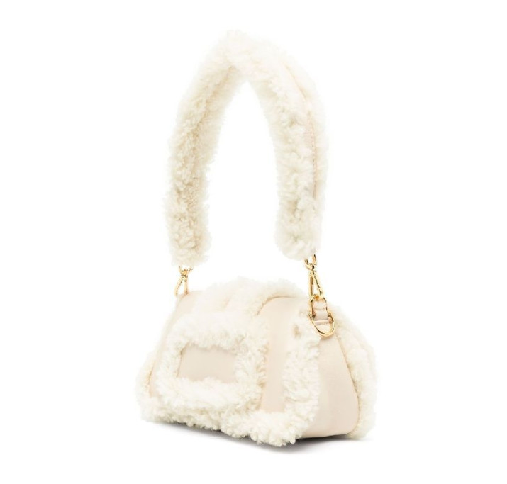 Le Petit Bambimu DOUX shearling shoulder bag