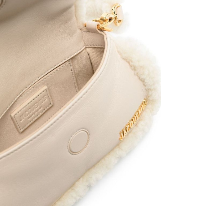 Le Petit Bambimu DOUX shearling shoulder bag