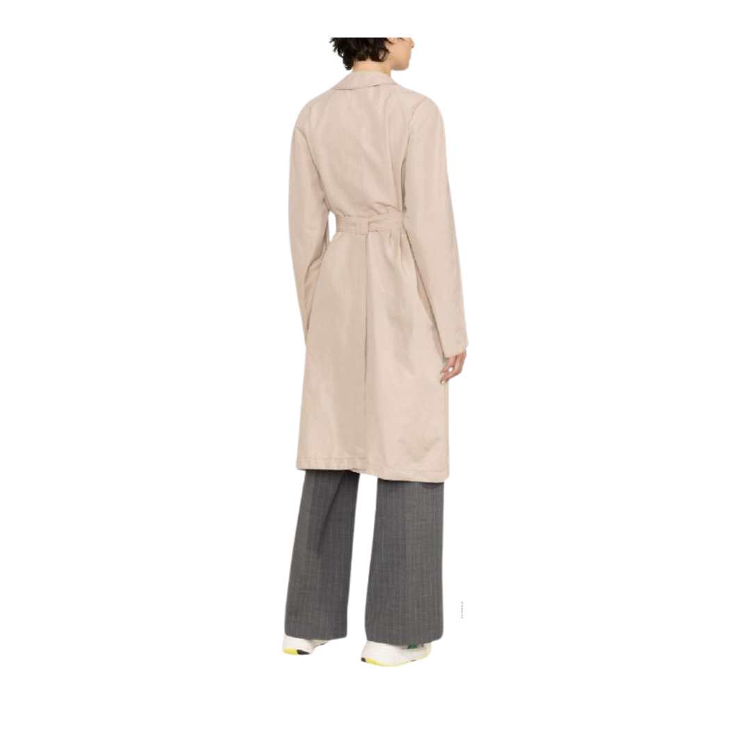 Belted lightweight coat