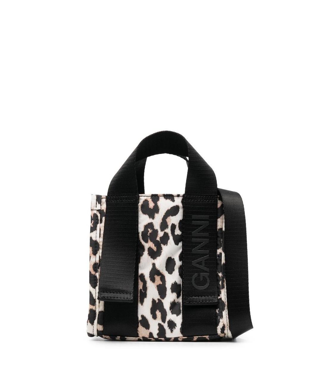 Mini Leopard Tech Tote Bag