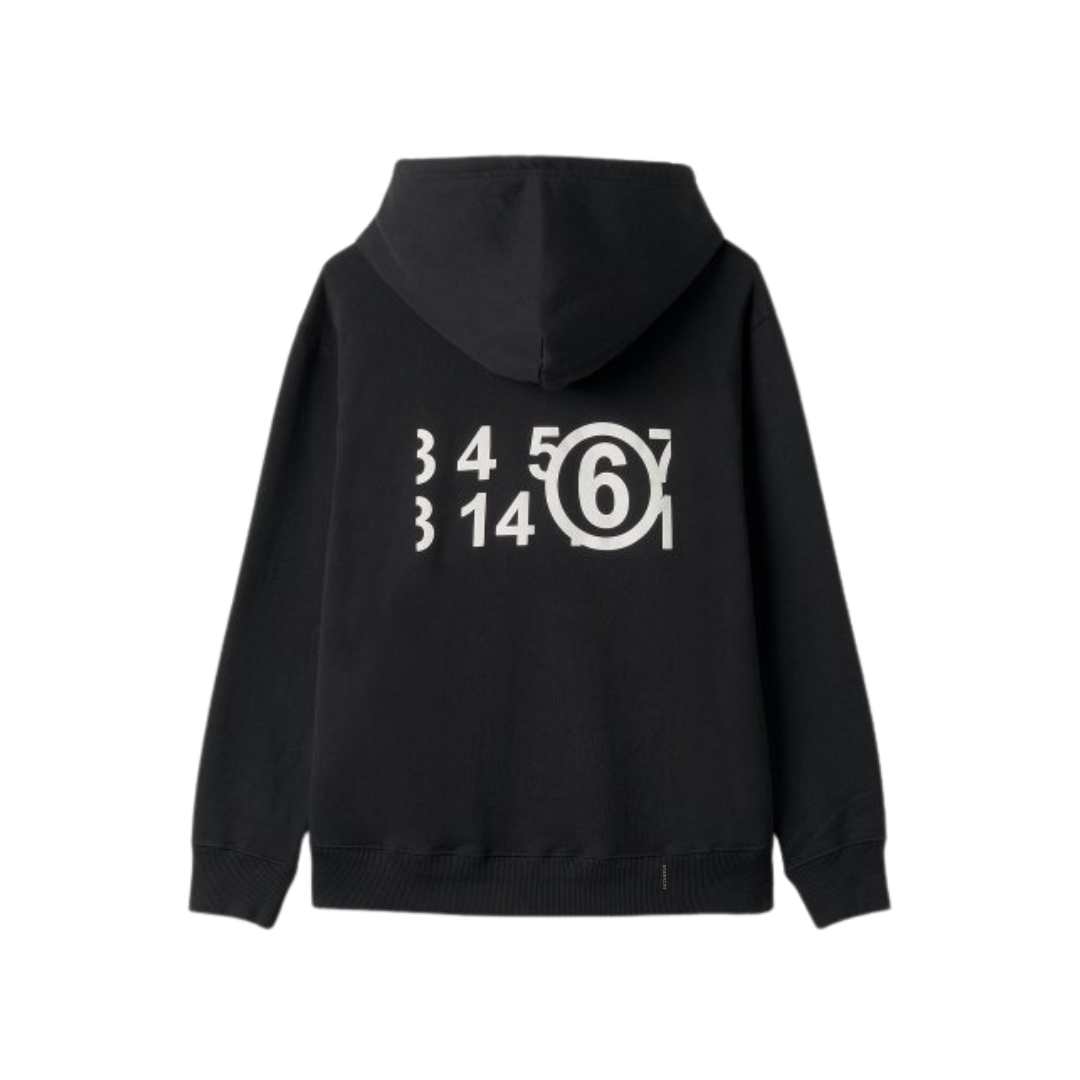 Women's Number Zoom Logo Hoodie - Black