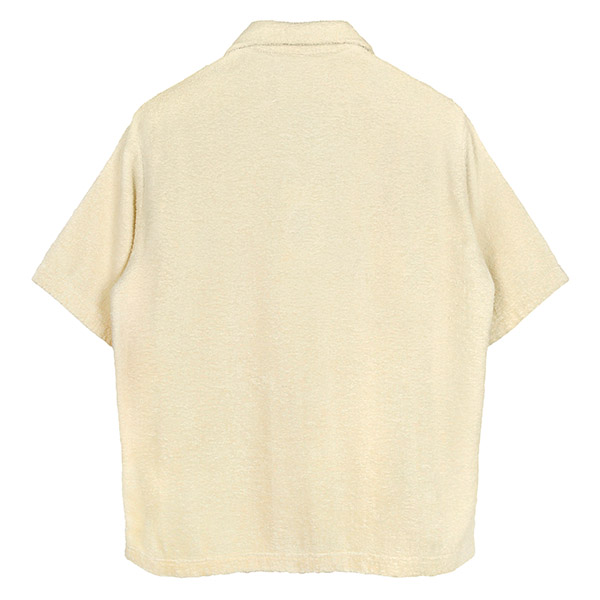 Yellow Drawstring Terry Polo T-shirt