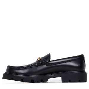 Black Triope Chain Loafer