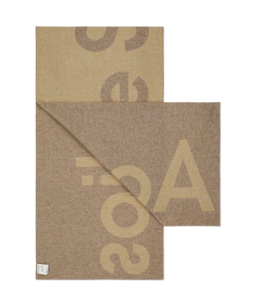 Common Logo Scarf - Camel Brown