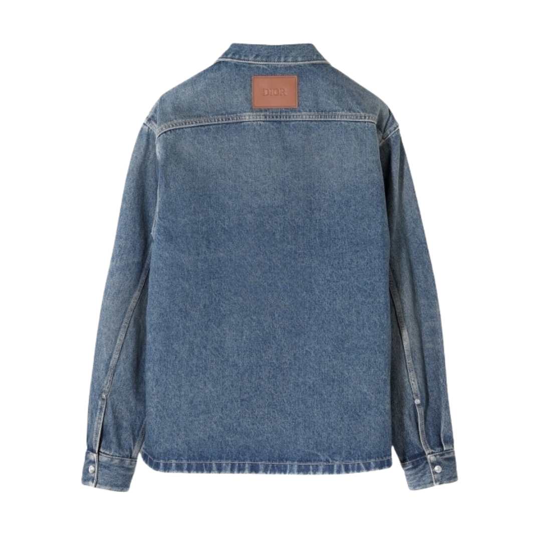 cotton denim overshirt