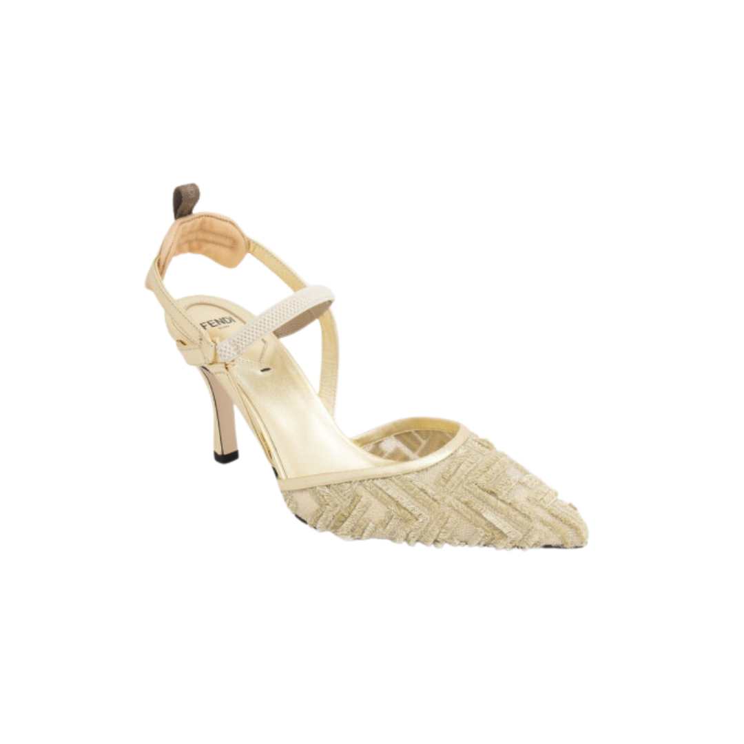 Colibri light mesh high heel slingback