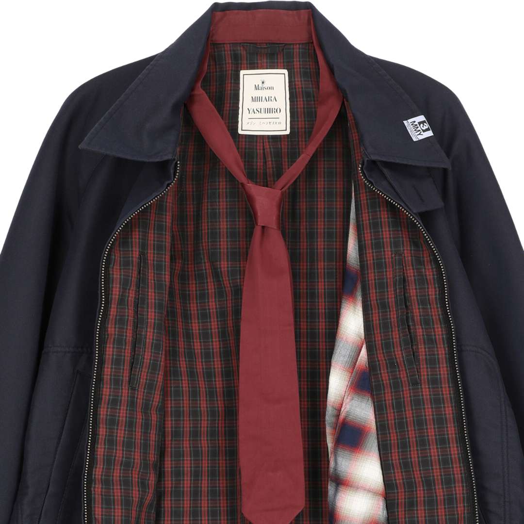 Mix Layered Harrington Jacket