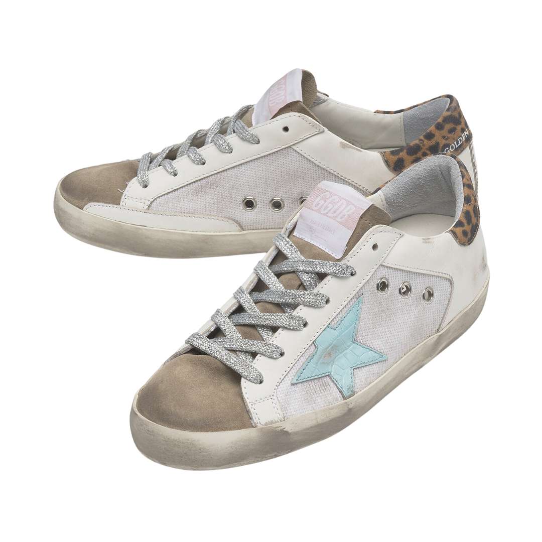 Superstar Leopard Tab Sneakers