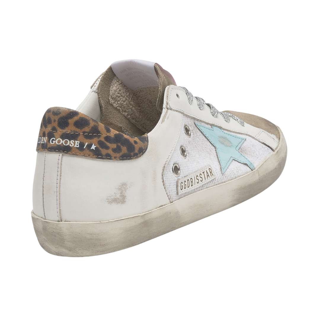 Superstar Leopard Tab Sneakers