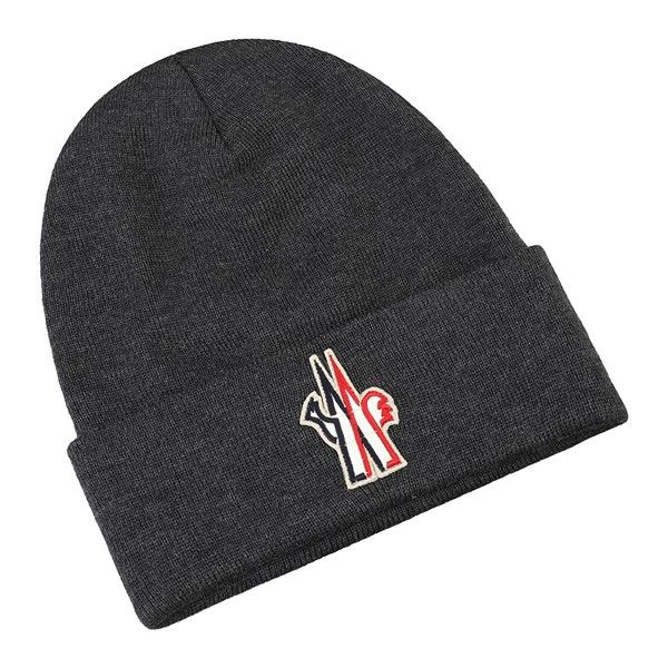 Grenoble logo patch wool beanie