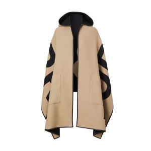 Jacquard Hooded Cape