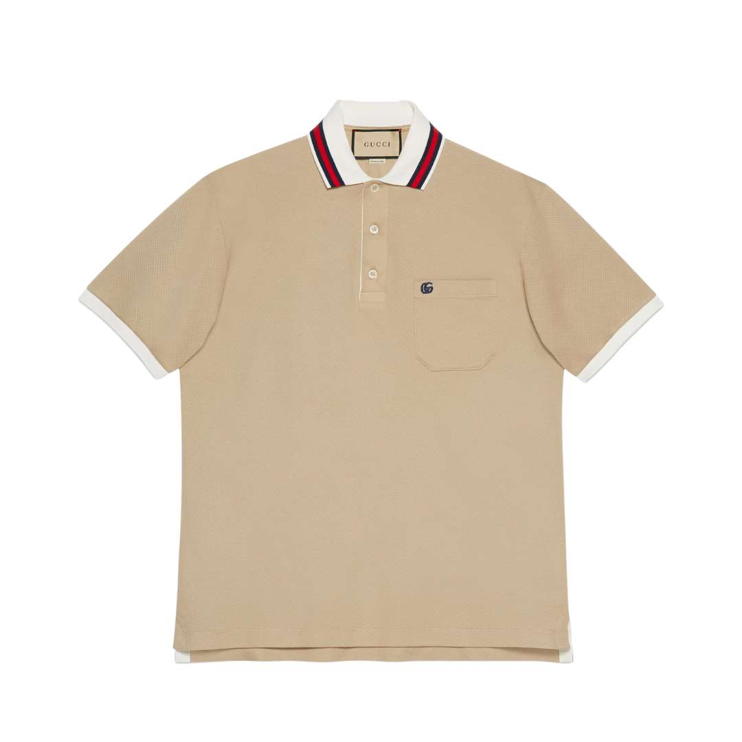 Double G Cotton Pique Polo