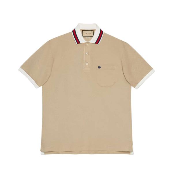 Double G Cotton Pique Polo